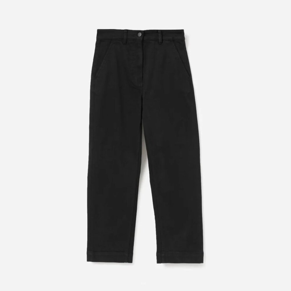 Everlane The Straight-Leg Crop Size 4 Black